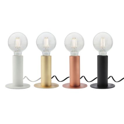 Redo 01-2131 - Bordslampa med touch RIVET 1xE27/42W/230V koppar