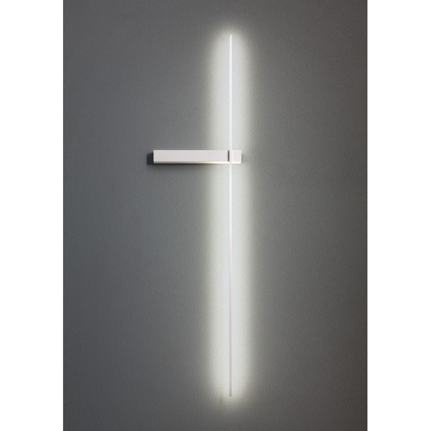 Redo 01-2200 - LED Vägglampa TANGENT LED/14W/230V 3000K 125,4 cm vit