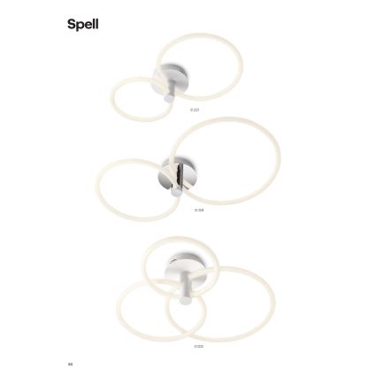 Redo 01-2221 - Dimmbar LED-taklampa SPELL LED/32W/230V vit