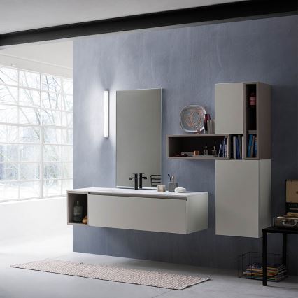 Redo 01-2330 - LED-belyst badrumsspegel TASK LED/18W/230V 90 cm CRI 90 IP44 blank krom