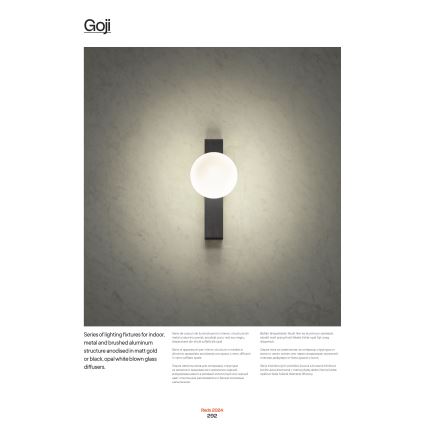 Redo 01-2377 - Ljuskrona med textilsladd GOJI 8xG9/28W/230V svart