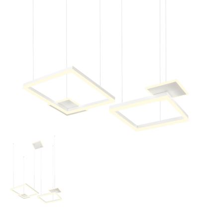 Redo 01-2611 - SIGUA dimbar pendel med stålwire LED/110W/230V CRI 90 vit