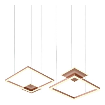 Redo 01-2616 - Dimbart LED-pendel med vajerupphängning SIGUA LED/137W/230V CRI 90 brun