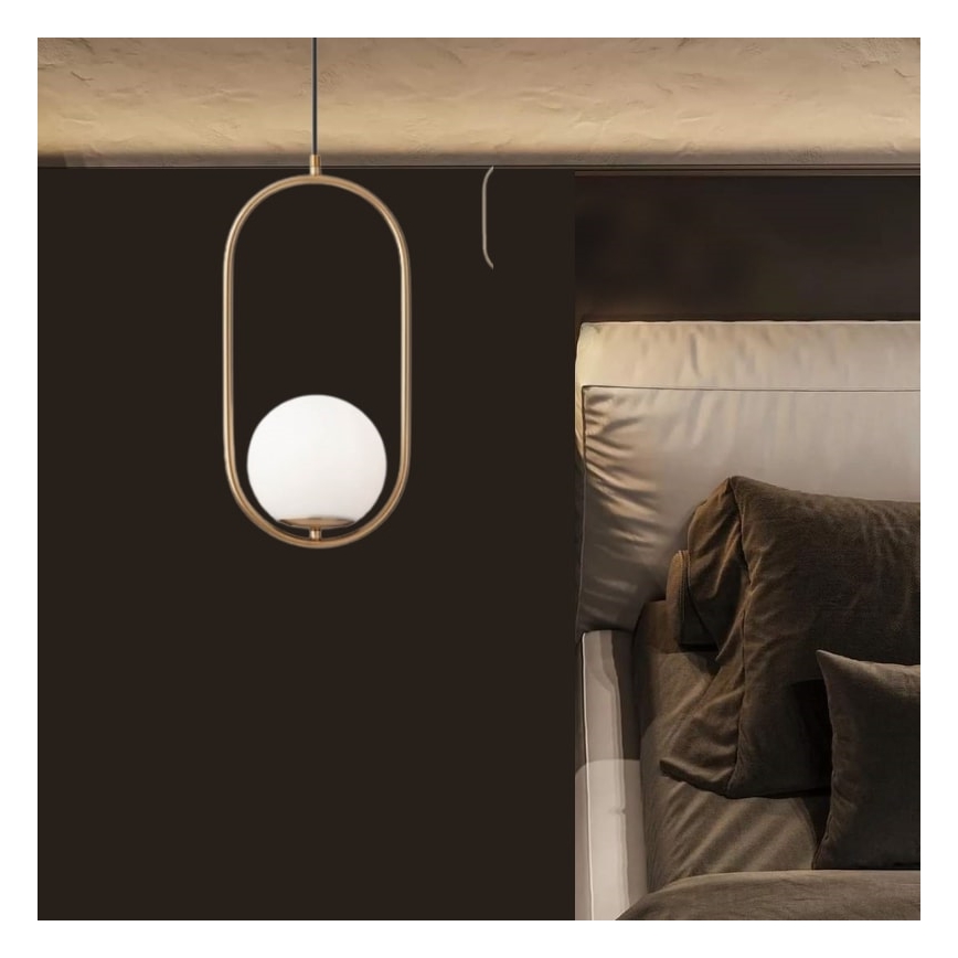 Redo 01-2624 - Ljuskrona med textilsladd NIVA 1xE14/28W/230V