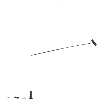 Redo 01-2695 - LED Dimbara golvlampa PICAS LED/12W/230V svart