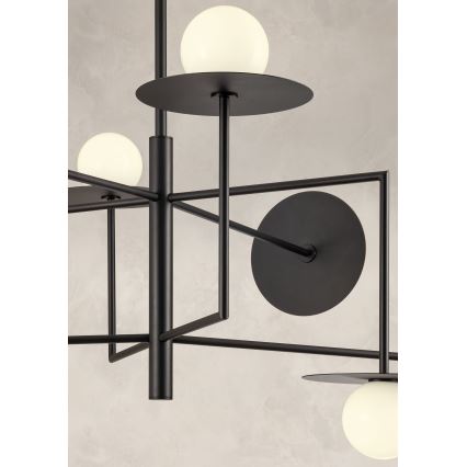 Redo 01-2753 - Taklampa på stång PLATO 8xG9/10W/230V svart