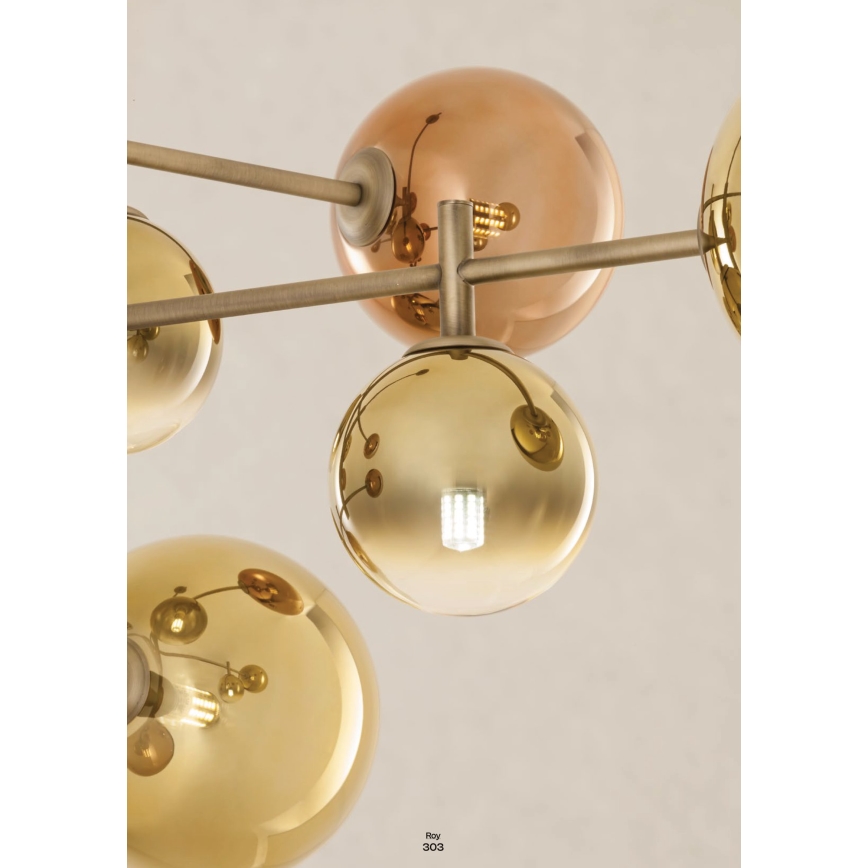 Redo 01-2779 - Pendelkrona ROY 5xG9/10W/230V