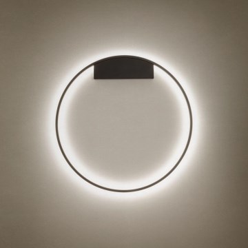 Redo 01-2819 - LED ljusreglerad vägglampa FEBE LED/24W/230V svart