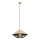 Redo 01-3007 - Pendellampa på kabel GRILL 1xE27/42W/230V Ø 39,6 cm svart/beige