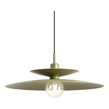 Redo 01-3050 - Pendellampa på kabel GUNNAR 1xE27/42W/230V Ø 50 cm grön
