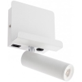 Redo 01-3083 - LED väggspotlight PANEL LED/3,5W/230V USB vit