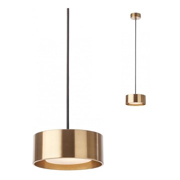 Redo 01-3100 - LED ljuskrona med textilsladd PUNKT LED/6W/230V diameter 15 cm mässing