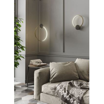 Redo 01-3103 - LED väggbelysning ATOM LED/20W/230V diameter 60 cm