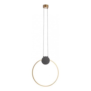 Redo 01-3106 - LED ljuskrona med textilsladd ATOM LED/11W/230V diameter 40 cm