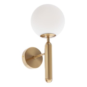 Redo 01-3126 - Vägglampa HAIKU 1xE14/28W/230V mässing