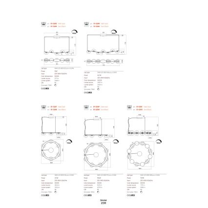 Redo 01-3240 - LED Vägglampa SINCLAIR LED/6,5W/230V CRI 93 IP21 svart