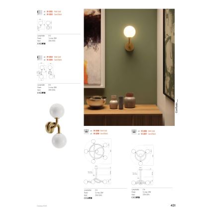 Redo 01-3259 - Taklampa på stång CONFUSIO 5 x E14 (max 28 W), 230 V, Ø 96 cm, svart