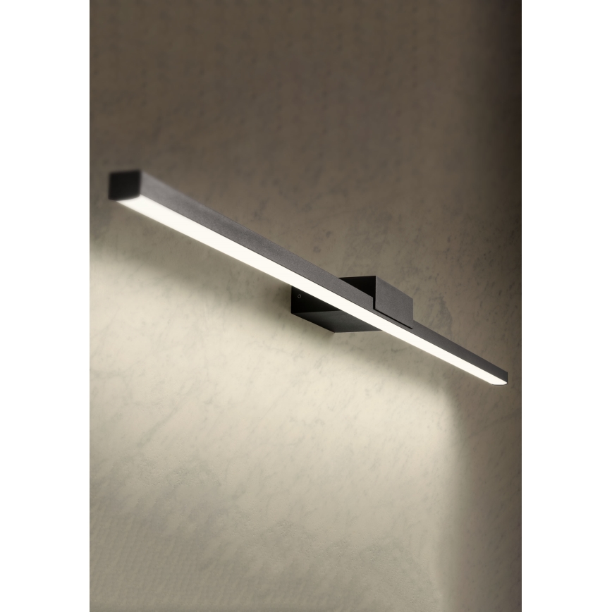 Redo 01-3273 - LED-badrumsspegelbelysning ASTON LED/18W/230V 3000/4000K 90 cm CRI 90 IP44 svart
