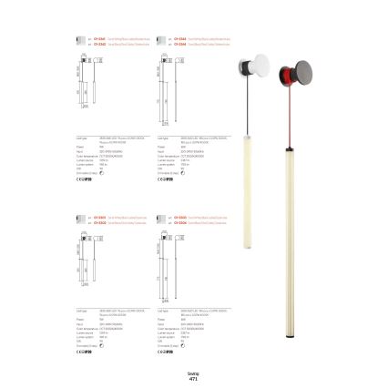 Redo 01-3303 - LED dimbar vägglampa SWING LED/16W/230V 3000/4000K CRI 90 vit