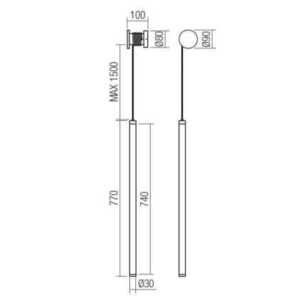 Redo 01-3363 - Dimmbar LED-vägglampa SWING LED/16W/230V 3000/4000K CRI 90 vit