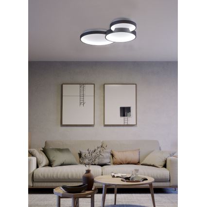 Redo 01-3375 - LED Dimbart takarmatur COMBI LED/72W/230V 3000/4000/6000K CRI98 svart