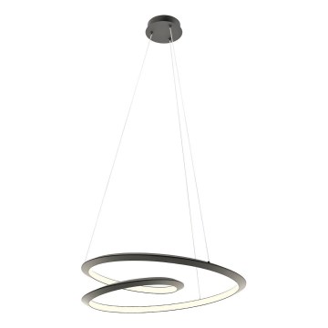 Redo 01-3378 - Dimbar LED-pendel på kabel STORM LED/60W/230V 3000/4000/6000K CRI 90 pr. 80 cm svart