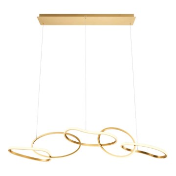 Redo 01-3392 - Dimmbar LED-pendellampa på kabel BIAS LED/120W/230V 3000/4500/6500K CRI 90 guld