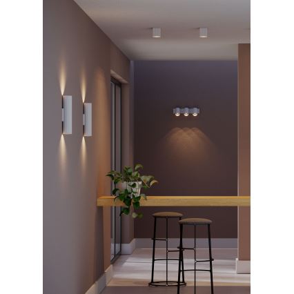 Redo 01-3407 - Spotlampa DELPHI 1xGU10/7W/230V 8,1x8,1 cm vit