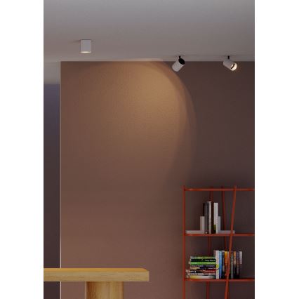 Redo 01-3407 - Spotlampa DELPHI 1xGU10/7W/230V 8,1x8,1 cm vit