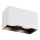 Redo 01-3410 - Takspot DELPHI 2xGU10/7W/230V 16,1x8,1 cm vit