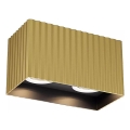 Redo 01-3411 - Spotarmatur DELPHI 2xGU10/7W/230V 16,1x8,1 cm guld
