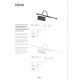 Redo 01-3465 - LED tavelbelysning KENDO LED/6W/230V 34,4 cm CRI 92 svart