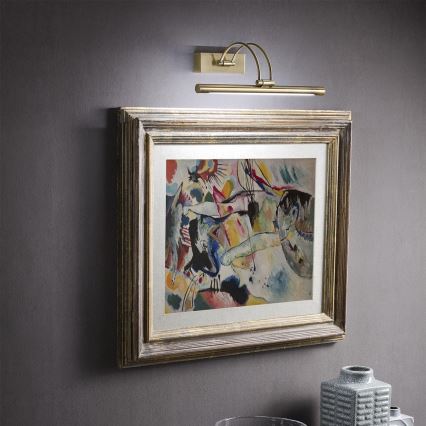 Redo 01-3473 - LED tavelbelysning IKON LED/16,4W/230V 61,5 cm CRI 92 mässing