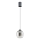 Redo 01-3486 - LED-pendel på vajer KHADI LED/6W/230V CRI 90 Ø 12 cm svart/rökfärgad