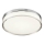 Redo 01-3728 - LED Badrumstaklampa FRISBI LED/18W/230V Ø 28 cm CRI 90 3000/4000K IP44 blank krom