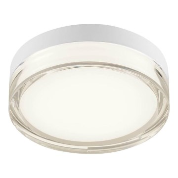 Redo 01-3729 - LED Badrumstaklampa FRISBI LED/8W/230V Ø 15 cm CRI 90 IP44 vit
