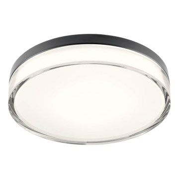 Redo 01-3736 - LED badrumstaklampa FRISBI LED/18W/230V Ø 28 cm CRI 90 3000/4000K IP44 svart