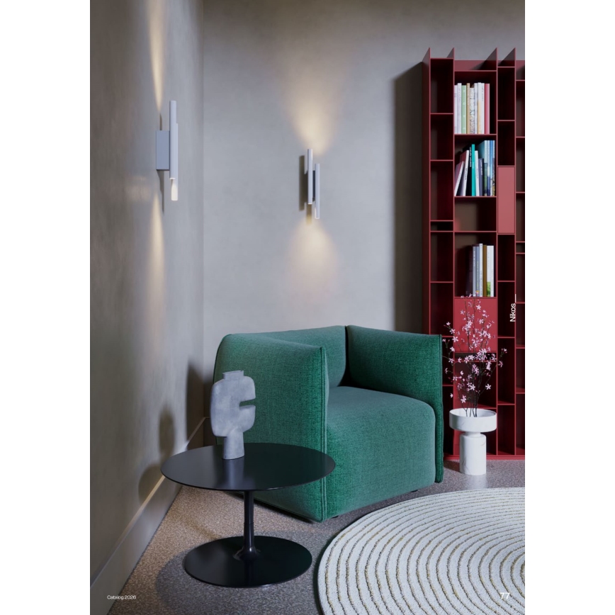 Redo 01-3850 - LED vägglampa NIKOS 4xLED/4W/230V 3000K CRI 90 vit