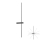 Redo 01-4675 - LED-vägglampa TANGENT LED/9W/230V 2700/2850/3000K 73 cm CRI 90 svart
