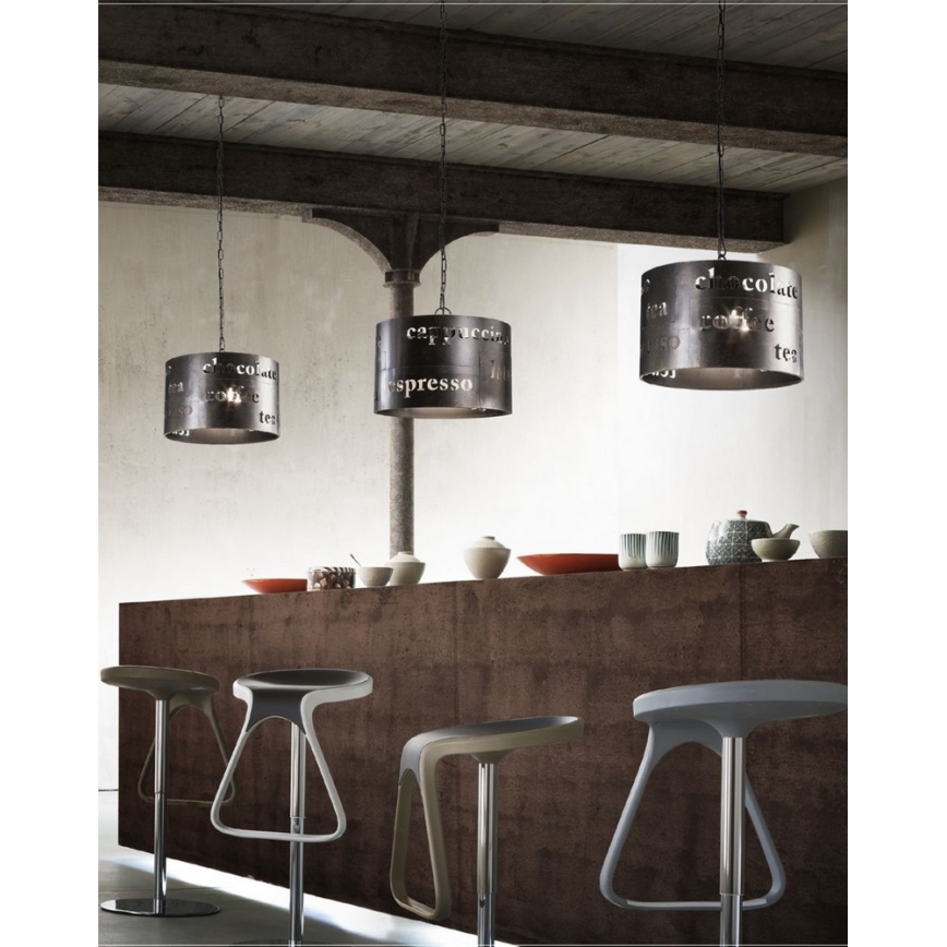 redo 01-938 - Ljuskrona med snöre BISTRO 3xE27/42W/230V