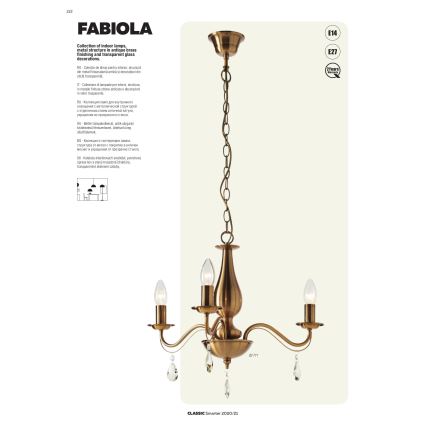 Redo 02-710 - Vägglampa FABIOLA 2xE14/28W/230V