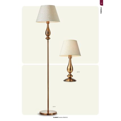 redo 02-713 - Bordslampa FABIOLA 1xE27/28W/230V