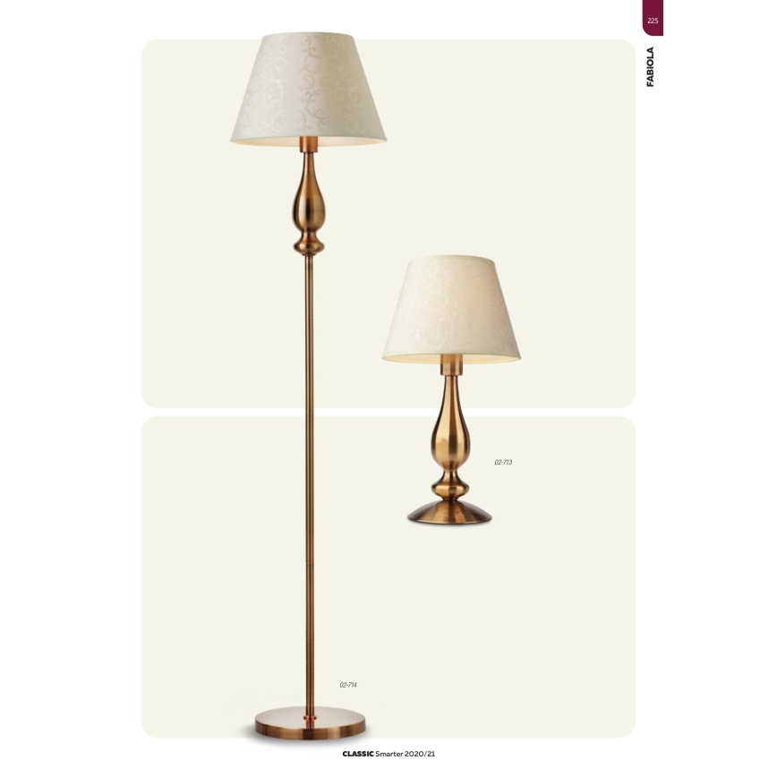 redo 02-713 - Bordslampa FABIOLA 1xE27/28W/230V