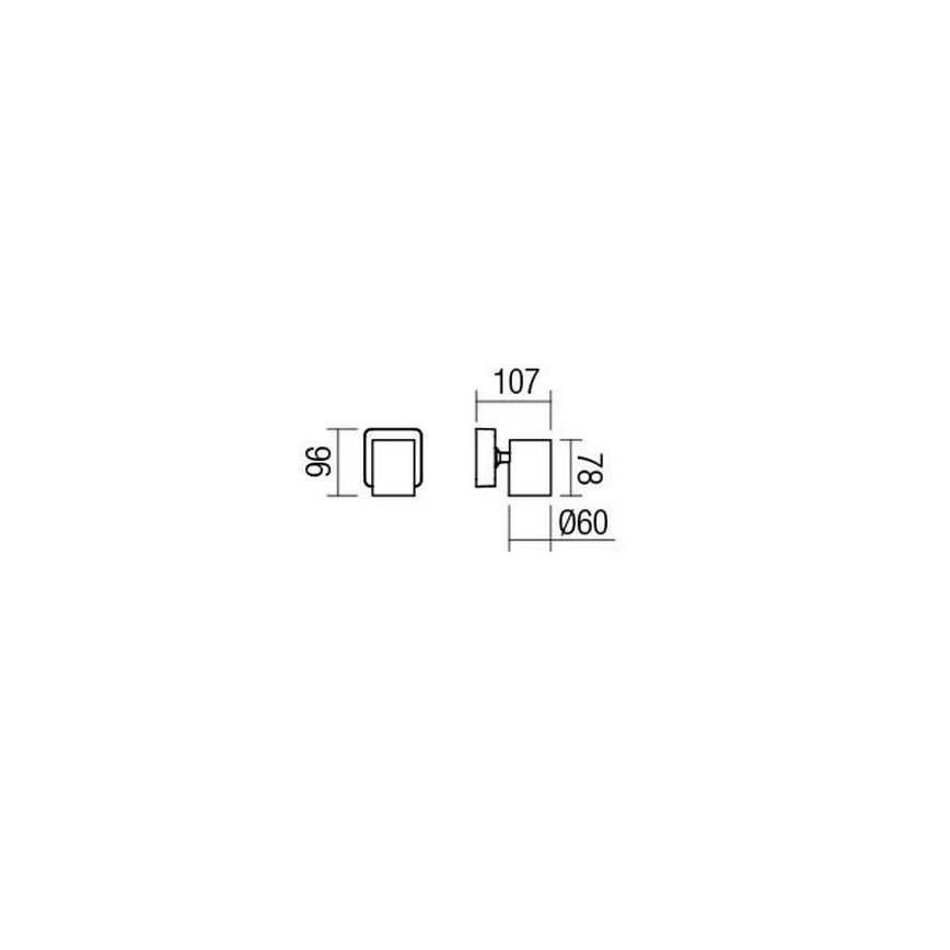 Redo 04-467 - Spotlampa CAMEO 1xGU10/35W/230V vit