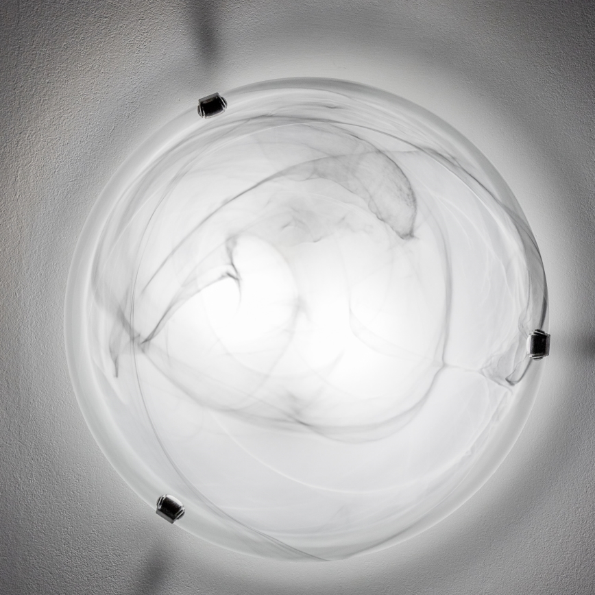 Redo 05-393 - Taklampa VIRGINIA 2xE27/42W/230V Ø 40 cm grå