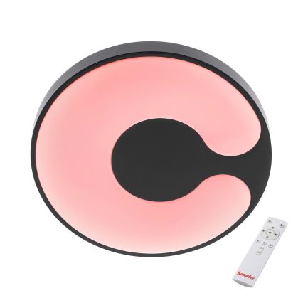 Redo 05-927 - LED RGBW dimbar taklampa BIGSI LED/48W/2300V 3000–6500K Ø 50 cm svart + fjärrkontroll