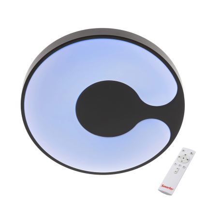 Redo 05-927 - LED RGBW dimbar taklampa BIGSI LED/48W/2300V 3000–6500K Ø 50 cm svart + fjärrkontroll