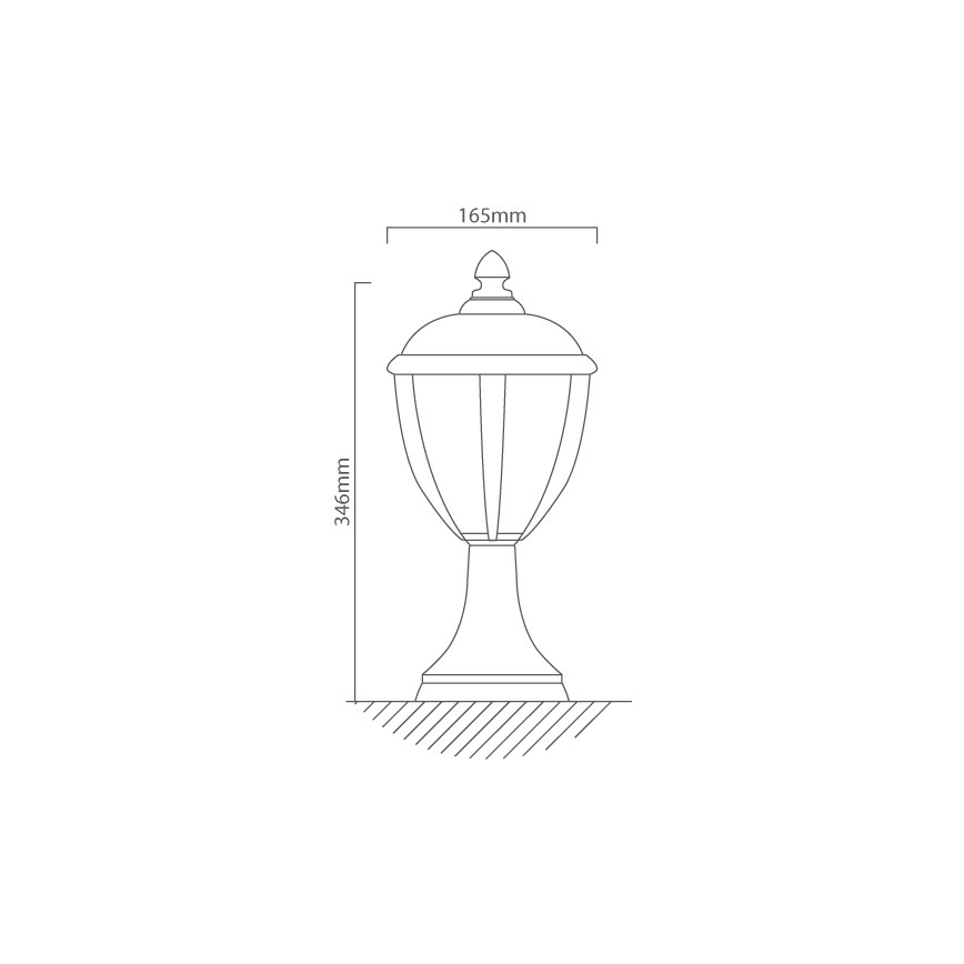 Redo 2604-3K BL - LED Utomhuslampa UNITE LED/6,5W/230V IP44