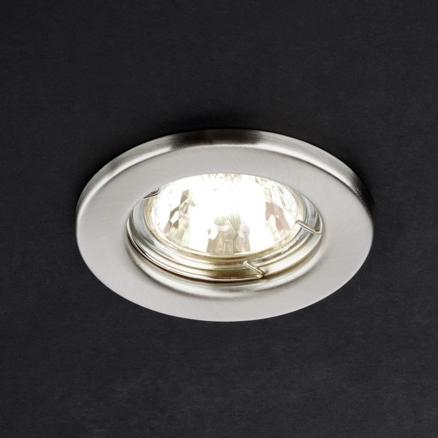 Redo 70309 - Infälld taklampa MT 1xGU5,3/50W/12V matt krom