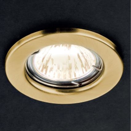 Redo 70310 - Infälld lampa MT 1xGU5,3/50W/12V mässing